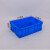 塑料方形周转箱 575-90方形周转箱HDPE聚级周转箱箱 610*420*200毫米 蓝色