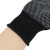 稳斯坦 WST527 尼龙手套(12双)劳保点胶防滑手套点珠点塑手套黑色