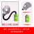 LISM高效防毒全面具喷漆化工防毒面具消防工业农药全面罩鬼脸三件套59 普达面罩+0.5米管+3号罐