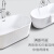 欧贝姿卫浴（oubeizi）家用椭圆形浴缸情侣双人亚克力欧式小户型独立式一体成型无缝浴池 A款白色浴缸(空缸) 1.2m
