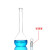汇达A级玻璃容量瓶白色棕色10/25/50/250ml定容瓶玻璃塞实验用 10ml白量瓶玻璃盖 A级可过检