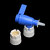 塑料放水桶PP龙头瓶下口瓶10L20L50L蒸馏水储液桶高温 国产HDPE放水桶 5L