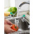 通用厨房水龙头防溅头嘴延伸器自来水节水加长花洒过滤器 升级长款 绿色