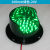 雷旋 小型红绿灯物流园卸货口指示灯24V停车通道交通灯-单位：个 100mm绿色24V
