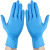 俊达粤龙 一次性丁腈手套 实验室防护蓝色无粉 非无菌 橡胶手套 S (100只/盒)