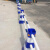 朋力安 隔离墩连接杆 PVC反光连接杆 交通设施固定连接杆 小水马警示防撞桶连接杆 红白连接杆2米/条
