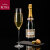 Rona进口香槟笛杯欧式高脚杯水晶玻璃家用红酒杯创意气泡酒杯 单只价格(210ML)