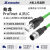 兆龙Profinet TypeABC RJ45柔性耐油耐磨工业以太网成品网线跳线固定TYPE A M12-M12 ZL7402A343长3米