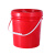 塑料桶带盖密封海蜇小桶子白色大胶水桶5L升10公斤KG奔新农 4L-乳白色-H(升级款)3个装
