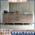 品味空间 厨房灶台组合柜橱柜不锈钢一体碗柜1.6米中双盆 CG-168