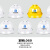 勇盾中国建筑安全帽工地国标加厚玻璃钢工程头盔abs白透气定制logo字 V型-桔色（可改印刷内容）