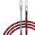 丰稚 穿线器 万能拉线 电工手动引线 钢丝暗线电线网线暗管 三股30米-扁头