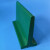 定制PVC绿色T型挡板输送带隔条工业皮带梯形导条防跑偏流水线爬坡 绿斜挡板T30 1米