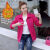 杭尊24年春秋新款短款夹克防风遮肚子短外套女装冬季衫户外风衣 0699#紫红色加绒款 XL（90105斤内）