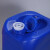水杉10L蓝色塑料桶堆码桶实验室废液桶化工桶方形桶方桶溶液桶