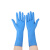 沸耐笙 G-0278 12寸一次性丁腈手套防滑防油耐用 无尘室用款蓝色M/100只 1包