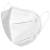 亿凌医科N95防护白口罩独立包装级一次性3d立体五层透气不闷防粉灭菌 医科n95级【成人绿色100只】独立包装