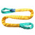 成华巨力 柔性吊装带双扣国标工业起重圆环形软吊带吊树绳 3吨1米