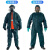 化科 分体防化服 防化学品 耐酸碱防护服 连体防化服+全面罩套装（防氨和其它生物）