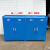 铁皮 加厚柜子柜重型车间工具柜工具箱储物门双开工地 灰白+蓝色 左右抽屉0.8款