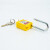 玛仕福 安全挂锁 绝缘安全工程挂锁ABS塑料钢制锁梁工业塑料锁具 钢梁黄色