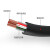 凤达 重型橡套软电缆 YC-450/750V-2*0.75 黑色 100m