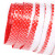 冰禹 PP单覆膜彩条布 三色雨布防水篷布 普通款 12×30m 蓝白红三色 1条 BYHT-8