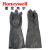 霍尼韦尔2095025黑色防护手套 巴固耐酸碱加长加厚氯丁橡胶防化手套41CM 3000袖套+手套+手套环 10
