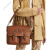 Polo Ralph Lauren沙漠风格铆钉包皮革中号Portia 单肩包