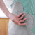 海斯迪克 HKqy-117 厨房围裙防溅油防水罩衣 男女通用大口袋工作服 可擦手绿色 （2件）