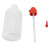 玛仕福 塑料洗瓶 冲洗瓶冲洗壶 实验室洗瓶弯头塑料挤瓶吹气瓶 红头 250ml(1个)