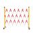 折叠式绝缘玻璃钢移动护栏伸缩围栏隔离栏杆电力施工道路安全防护 加厚红白色高1.2米*长3米