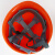 诺瑞斯安 安全帽工地 免费印字 国标V型ABS 建筑工程 电力施工 领导监理  劳保 工人头盔 定制 圆形透气橙色