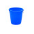 大号胶桶圆桶加厚塑料桶工厂车间用大容量储水桶消毒发酵酿酒蓝色 升级加厚160L 白无盖 [约240斤
