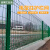 金蝎 桃型柱护栏网别墅小区围墙护栏网庭院院子隔离网防护栏网铁丝网围栏 0.6到1.2米高立柱一根（下单备注）