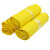 上柯 快递袋包装袋 防水包装袋服装文件资料袋子 黄色 25X35cm(100只） A1487