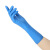 沸耐笙 G-0278 12寸一次性丁腈手套防滑防油耐用 无尘室用款蓝色M/100只 1包