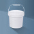 庄太太 5L白色 塑料外卖打包装桶果酱桶ZTT-9098