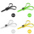 龙鳞甲塑料约束带反复解锁使用ASP塑料扎带含钥匙尼龙手扣4色可 绿色10个送钥匙+挂钩