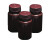 KENTA/克恩达 HDPE材质棕色广口圆形瓶250mL 36只/箱，1箱