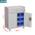 卉圳 工具柜 多功能储物柜工厂零件收纳柜可移动存放柜单抽灰白色HV916