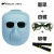LISM电焊面罩焊工眼镜防护头戴式氩弧焊烧焊护脸防烤面具焊帽 pp透气面罩+3个白镜(送绑带)