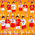 纯棉六一儿童啦啦队演出服合唱服小学生运动会班服幼儿园表演服装 女少年白T恤+红裙子送发带袜子 150cm