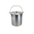加油站专用铝桶油桶防爆铝桶圆桶加厚直型铝水桶锥形铝桶铝消防桶 一体锥形桶15L