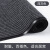 冰禹 BYlj-135 复合地毯 双条纹PVC地垫 除尘防滑地垫 灰色 40*60cm