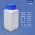 1000ML大口方瓶工业级加厚密封全规格方瓶实验瓶大口径塑料瓶液体粉末分装瓶 1000ml-黑色（1个）