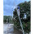 果园园林三脚梯铝合金三角梯园艺修剪修树梯子采摘农用绿化人字梯 8步2.72米单撑杆