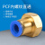 纳仕德 DL150 气动气泵接头 PCF铜质内牙螺旋气动接头 PCF10-01(10个装）