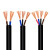 起帆(QIFAN)电线电缆 RVV3*6+2*4平方国标3+2芯电源线五芯多股铜丝软护套线 黑色100米