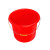 标燕 【12.5L有盖款】塑料手提水桶红色大小水桶带盖子耐摔ZTTST-1212
